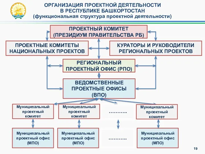 ОРГАНИЗАЦИЯ ПРОЕКТНОЙ ДЕЯТЕЛЬНОСТИ В РЕСПУБЛИКЕ БАШКОРТОСТАН (функциональная структура проектной деятельности)