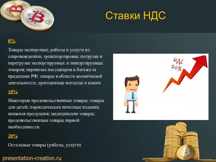 Ставки НДС 0% Товары экспортные; работы и услуги по сопровождению,