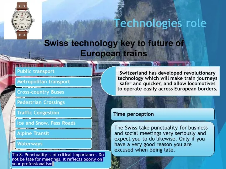 Technologies role Swiss technology key to future of European trains