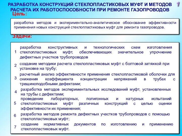 РАЗРАБОТКА КОНСТРУКЦИЙ СТЕКЛОПЛАСТИКОВЫХ МУФТ И МЕТОДОВ РАСЧЕТА ИХ РАБОТОСПОСОБНОСТИ ПРИ