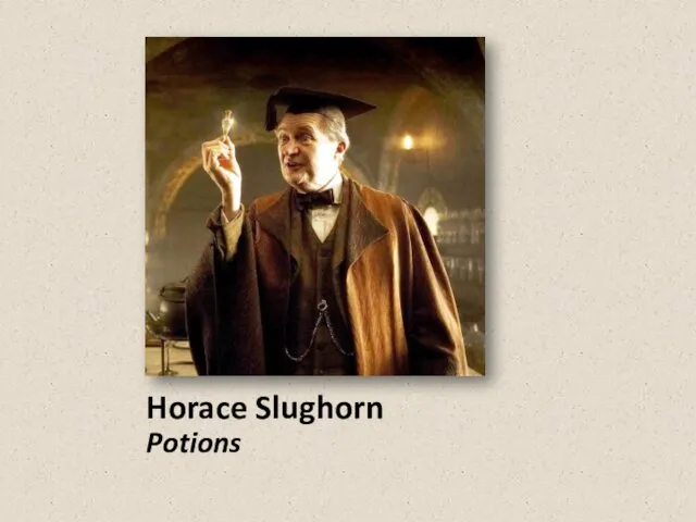 Horace Slughorn Potions