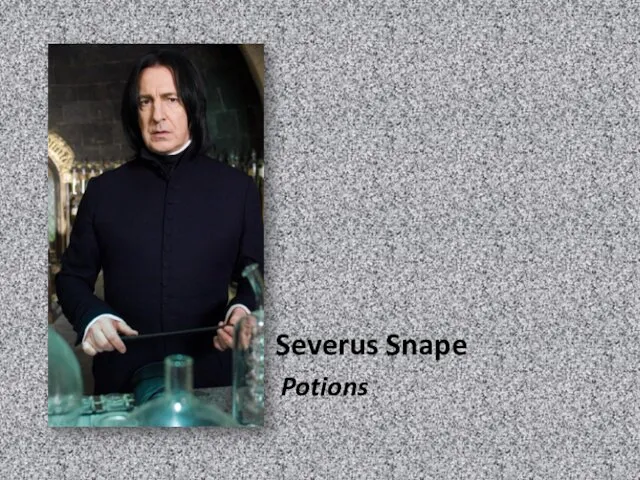 Severus Snape Potions