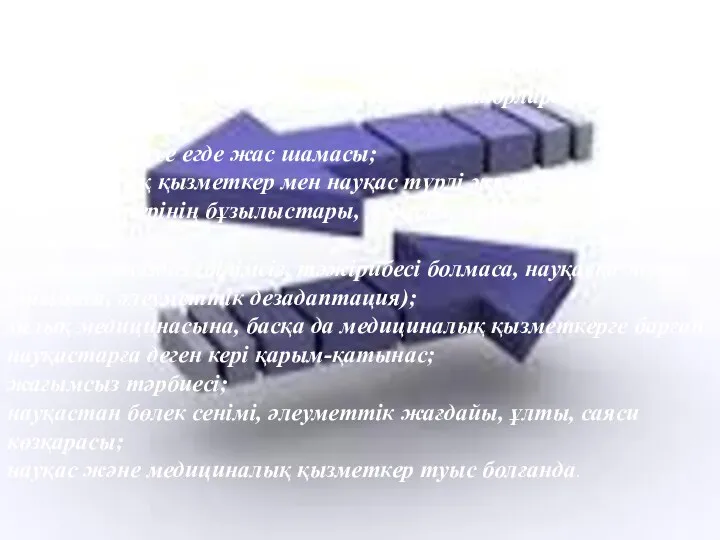 Медициналық қызметкерлердің жеке бас қасиеттерінің ішінен сұхбатқа кері әсерінен тигізетін