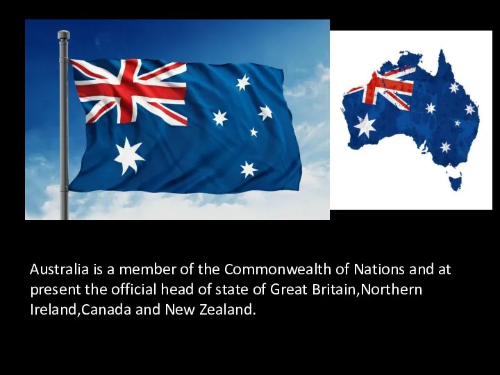 Australia is a member of the Commonwealth of Nations and