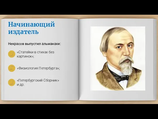 Начинающий издатель Некрасов выпустил альманахи: