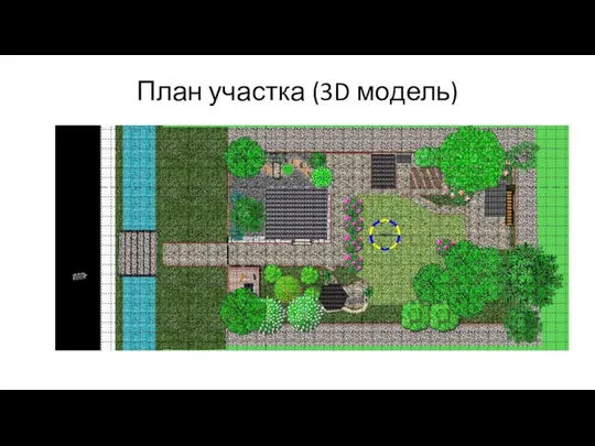 План участка (3D модель)