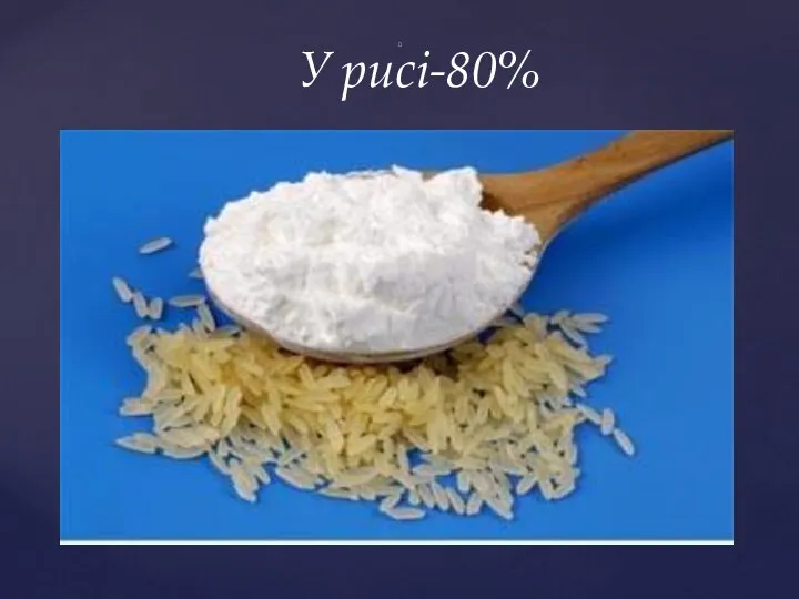 У рисі-80%