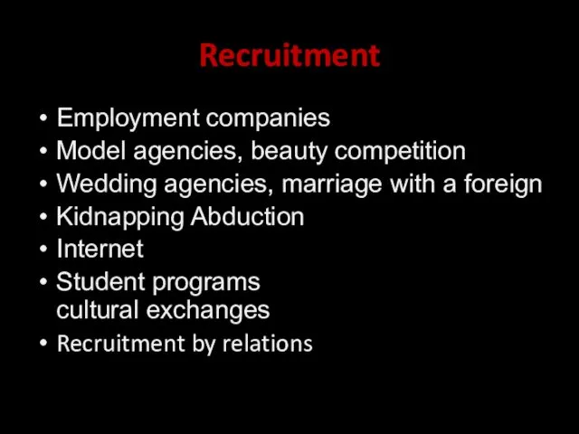 Recruitment Employment companies Model agencies, beauty competition Wedding agencies, marriage