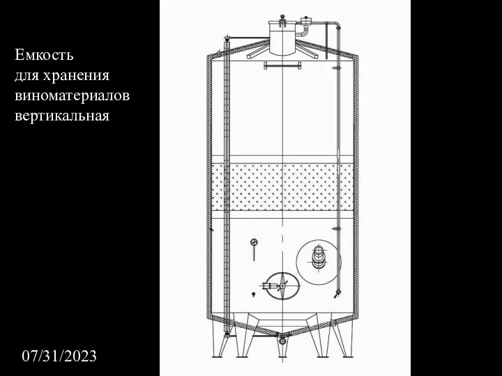 07/31/2023 ЕСЛИ ВАША ЦЕЛЬ КАЧЕСТВО Емкости для виноматериалов Емкость для хранения виноматериалов вертикальная