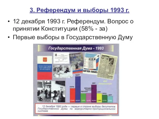 3. Референдум и выборы 1993 г. 12 декабря 1993 г.