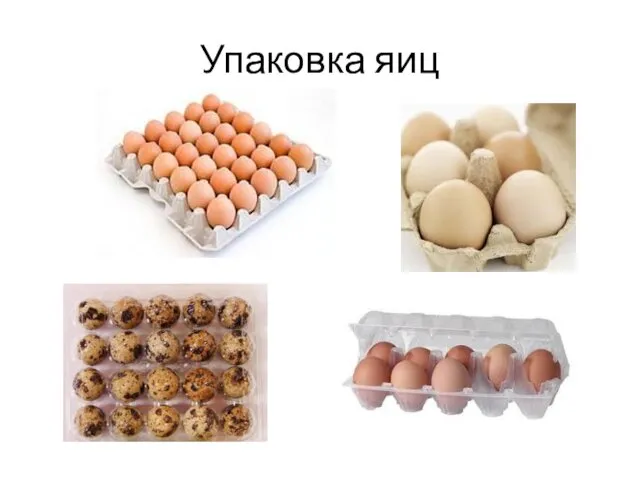 Упаковка яиц