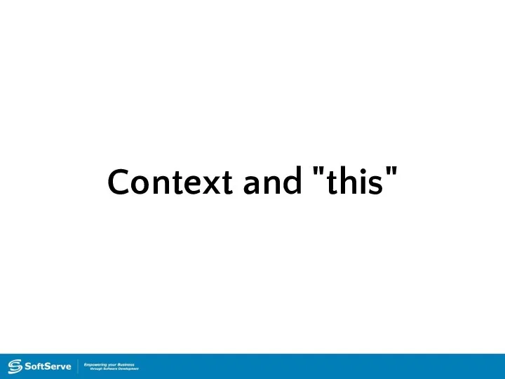 Context and "this"
