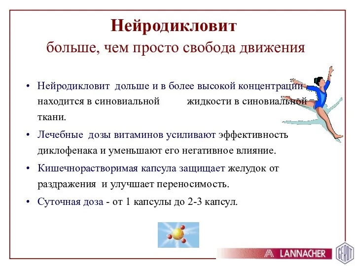 Нейродикловит больше, чем просто свобода движения Нейродикловит дольше и в