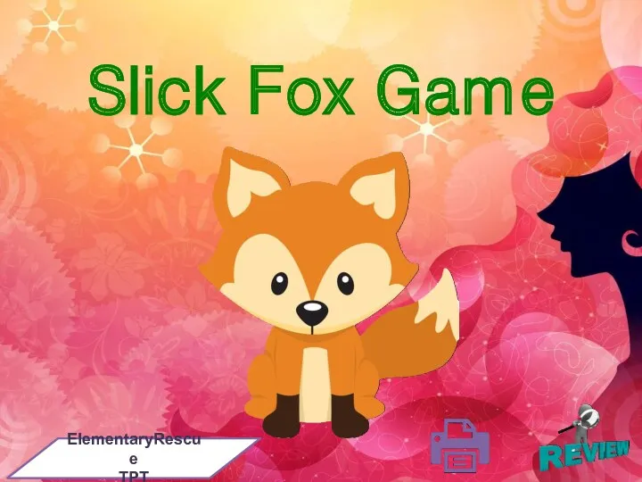 Slick Fox Game ElementaryRescue TPT