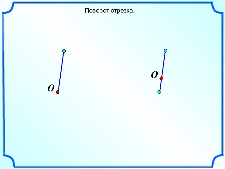 Поворот отрезка.