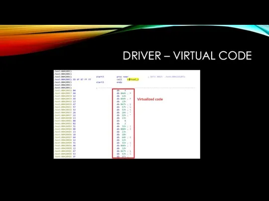 DRIVER – VIRTUAL CODE