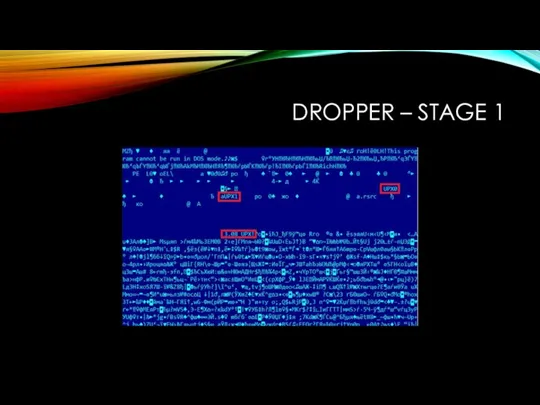 DROPPER – STAGE 1