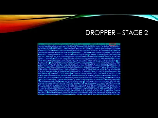 DROPPER – STAGE 2