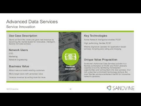 Advanced Data Services Service Innovation Key Technologies Active Network Intelligence-enabled