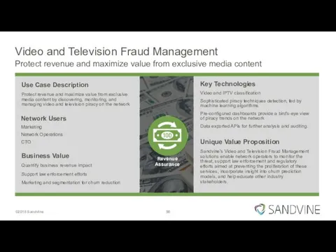 Video and Television Fraud Management Protect revenue and maximize value