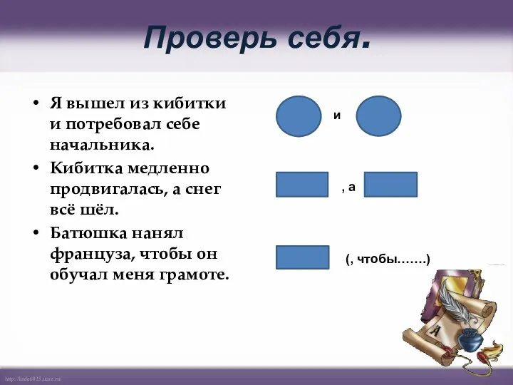 Проверь себя. Я вышел из кибитки и потребовал себе начальника.