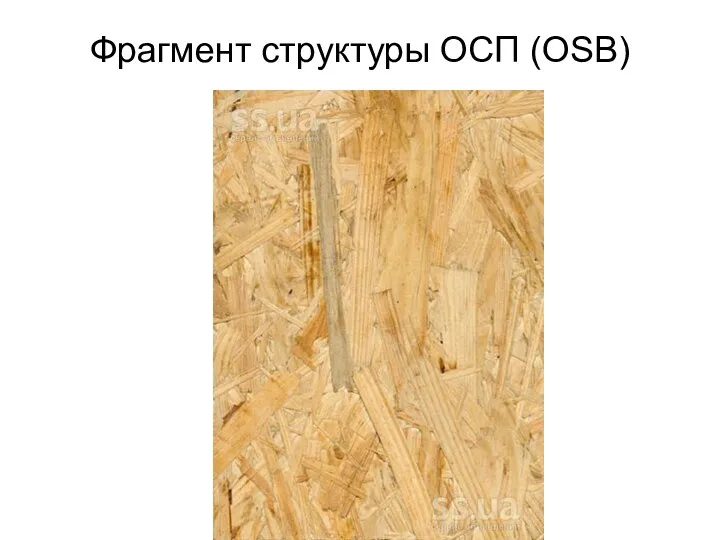 Фрагмент структуры ОСП (OSB)