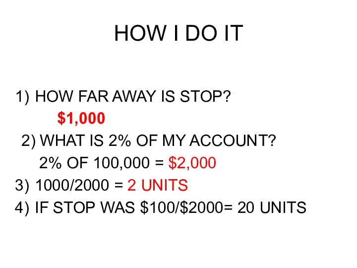 HOW I DO IT HOW FAR AWAY IS STOP? $1,000