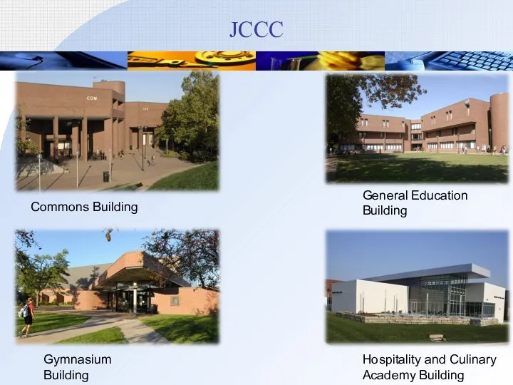 JCCC Hospitality and Culinary Academy Building Gymnasium Building Commons Building General Education Building