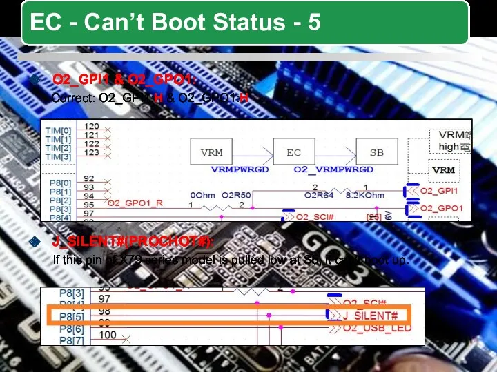 O2_GPI1 & O2_GPO1: Correct: O2_GPI1:H & O2_GPO1:H J_SILENT#(PROCHOT#): If this