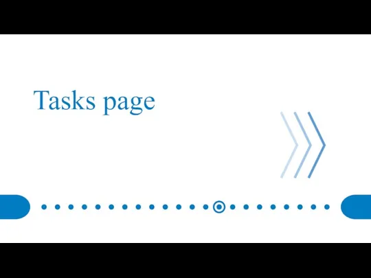 Tasks page