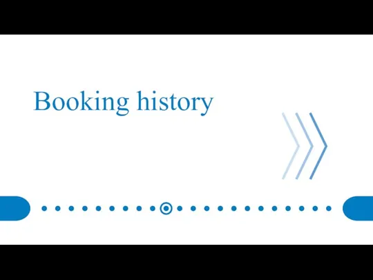 Booking history