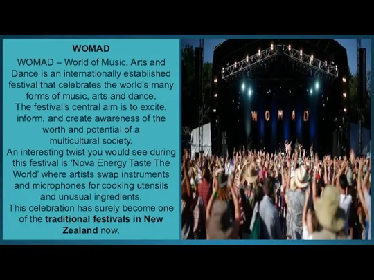 WOMAD WOMAD – World of Music, Arts and Dance is