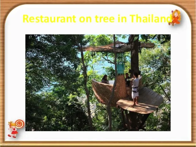 Restaurant on tree in Thailand