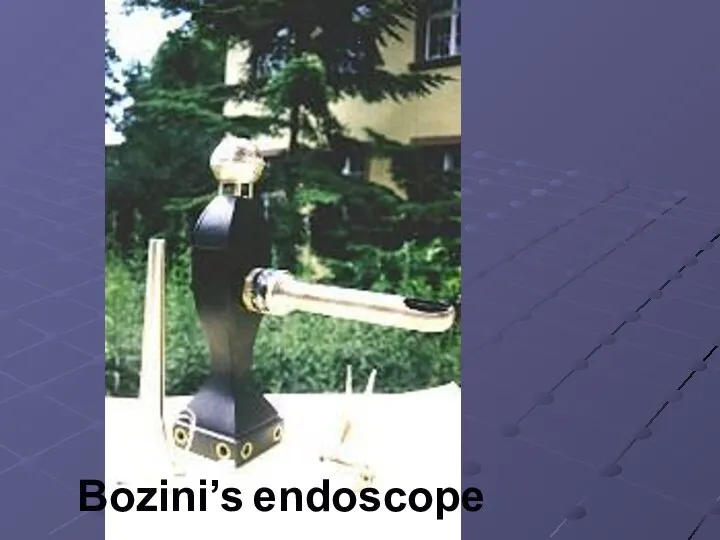 Bozini’s endoscope