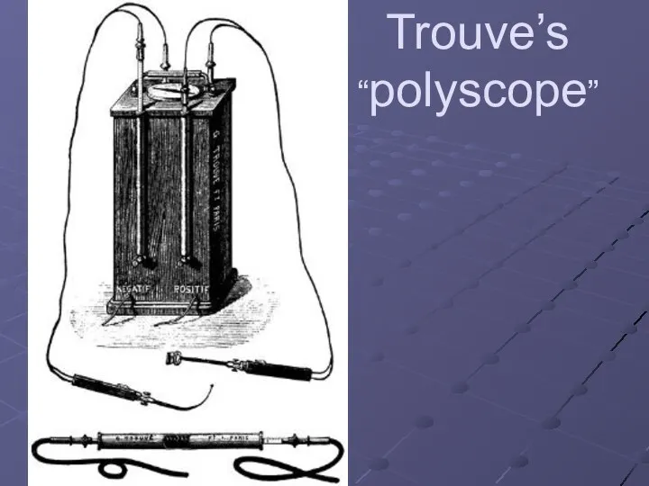 Trouve’s “polyscope”