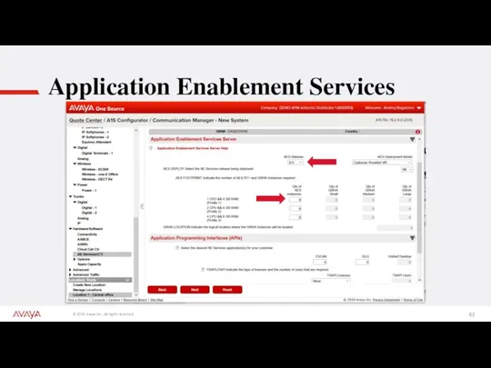 Application Enablement Services