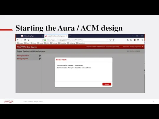 Starting the Aura / ACM design