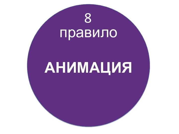 правило 8 АНИМАЦИЯ