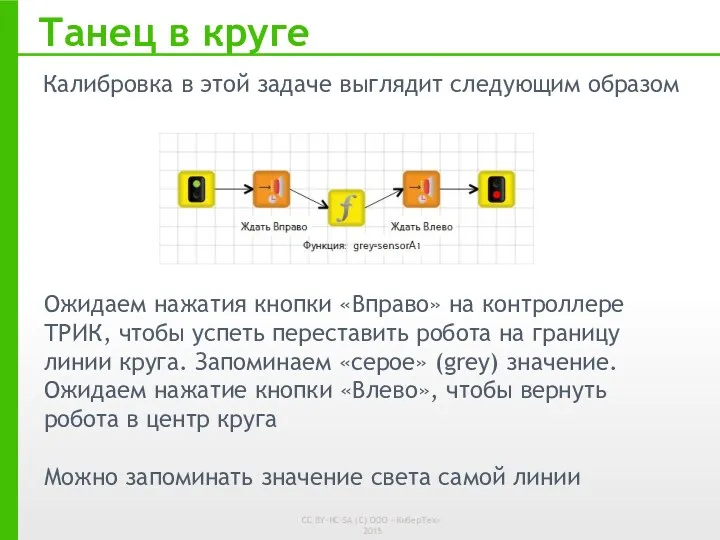 Ожидаем нажатия кнопки «Вправо» на контроллере ТРИК, чтобы успеть переставить