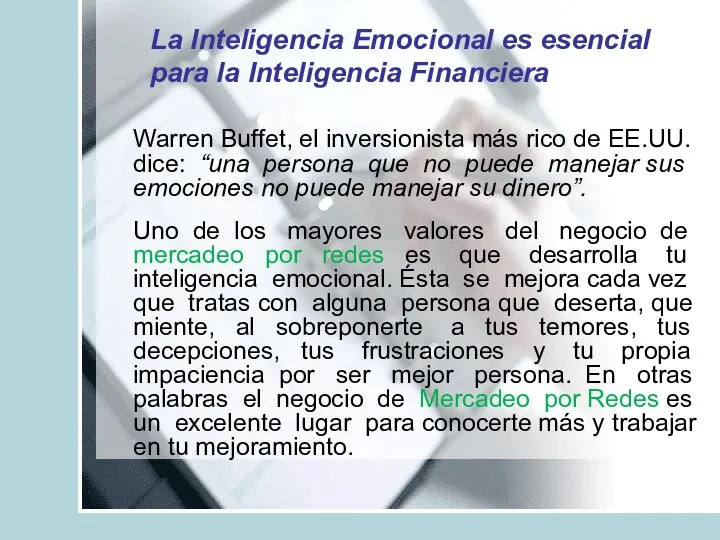 Warren Buffet, el inversionista más rico de EE.UU. dice: “una