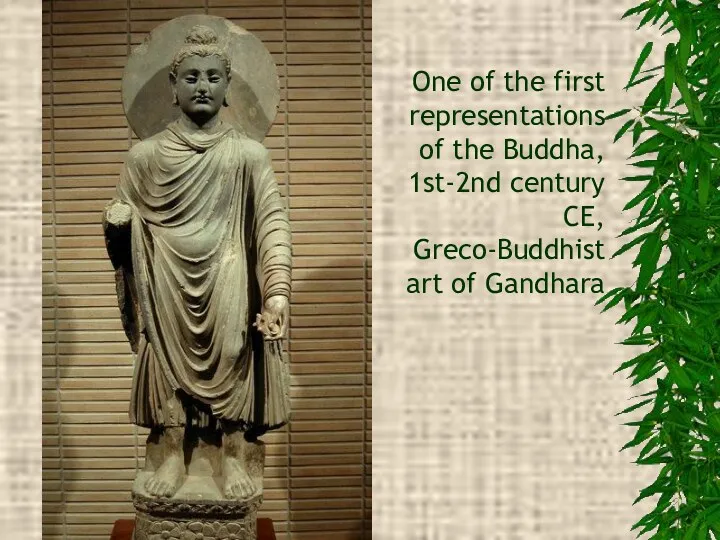 One of the first representations of the Buddha, 1st-2nd century CE, Greco-Buddhist art of Gandhara
