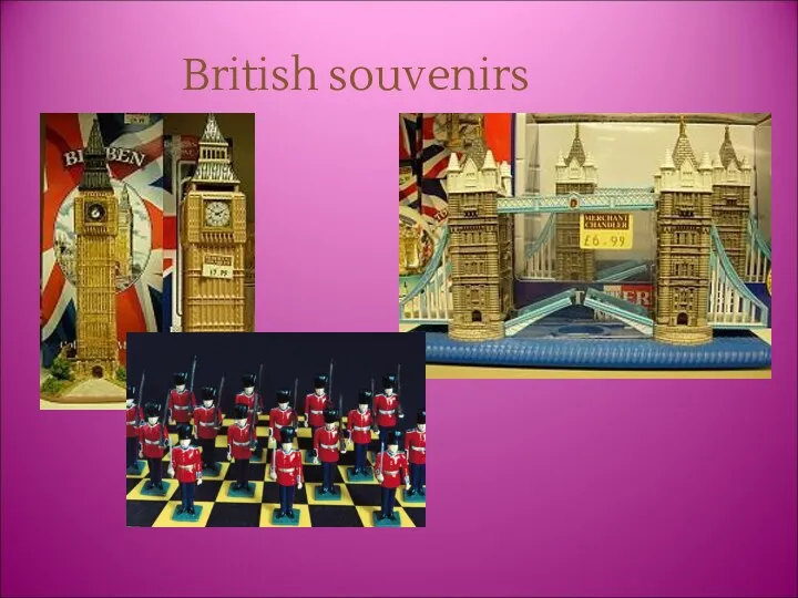 British souvenirs