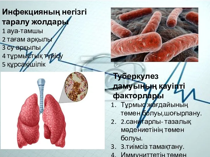 Инфекцияның негізгі таралу жолдары 1 ауа-тамшы 2 тағам арқылы 3