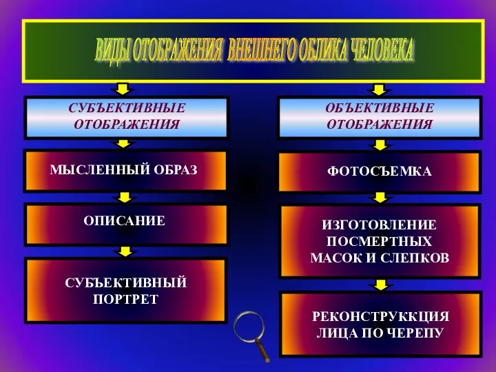 СУБЪЕКТИВНЫЕ ОТОБРАЖЕНИЯ МЫСЛЕННЫЙ ОБРАЗ ОПИСАНИЕ СУБЪЕКТИВНЫЙ ПОРТРЕТ ВИДЫ ОТОБРАЖЕНИЯ ВНЕШНЕГО