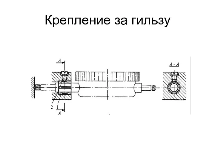 Крепление за гильзу