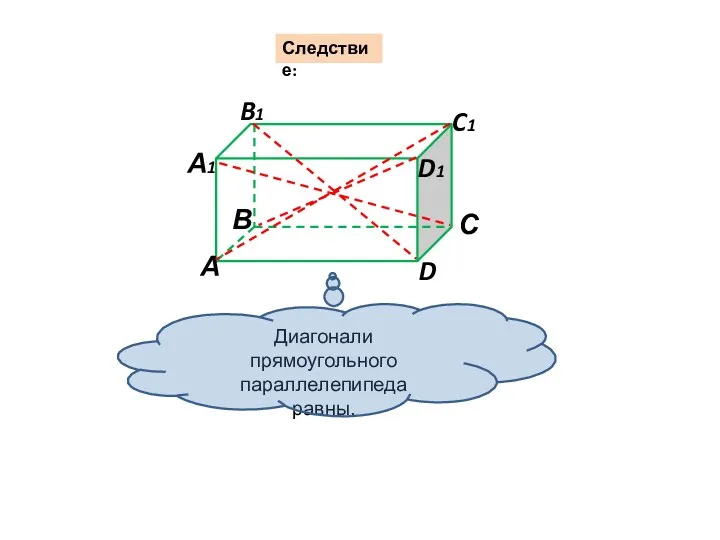 Следствие: