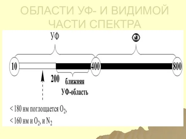 ОБЛАСТИ УФ- И ВИДИМОЙ ЧАСТИ СПЕКТРА