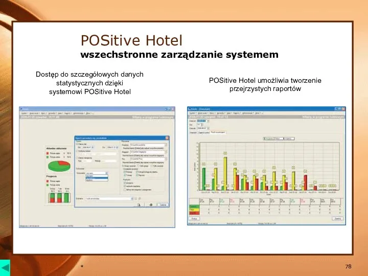 * POSitive Hotel wszechstronne zarządzanie systemem Dostęp do szczegółowych danych