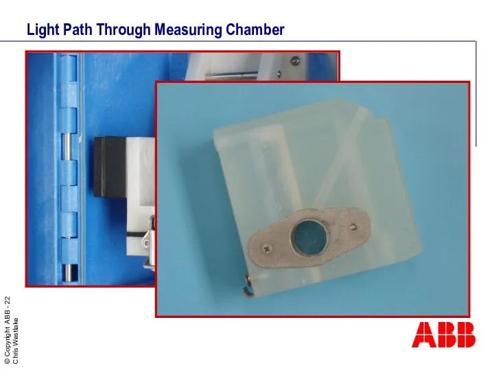 Light Path Through Measuring Chamber