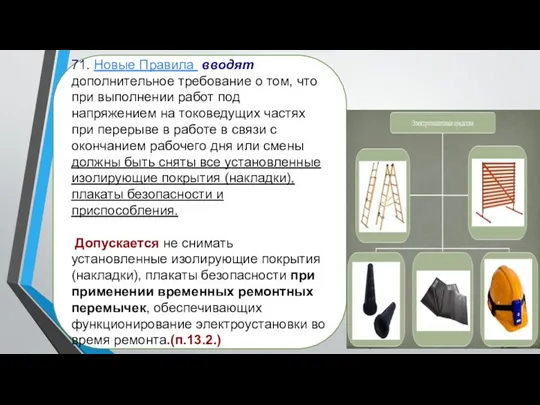 71. Новые Правила вводят дополнительное требование о том, что при